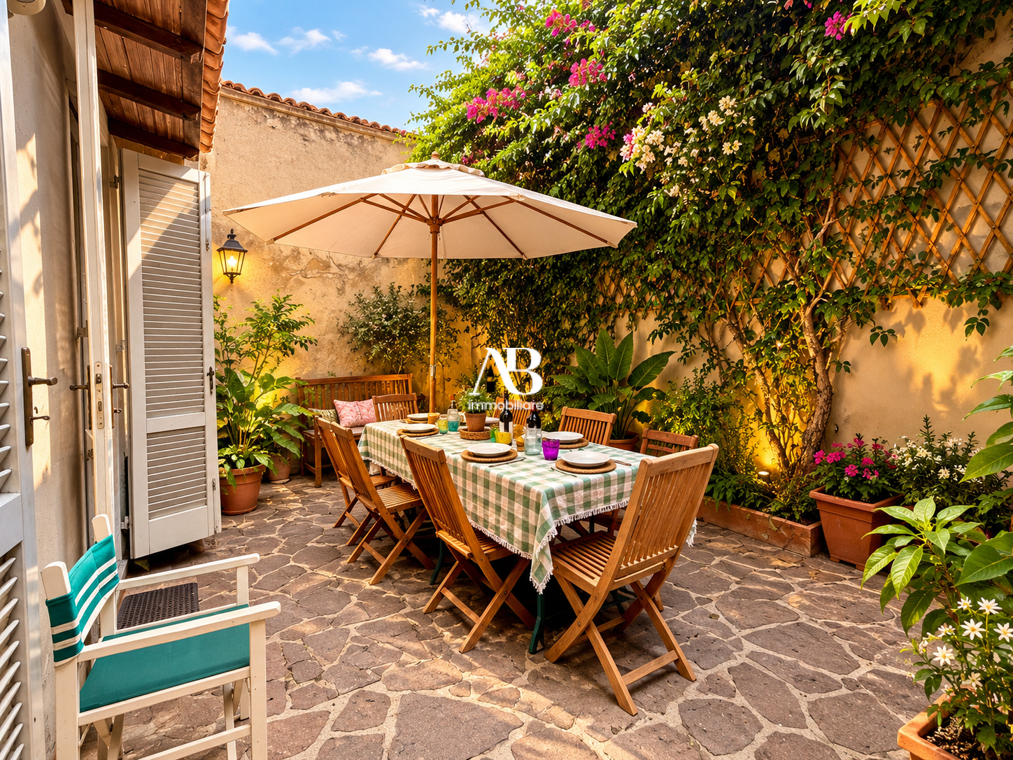 Viareggina con corte interna e terrazza